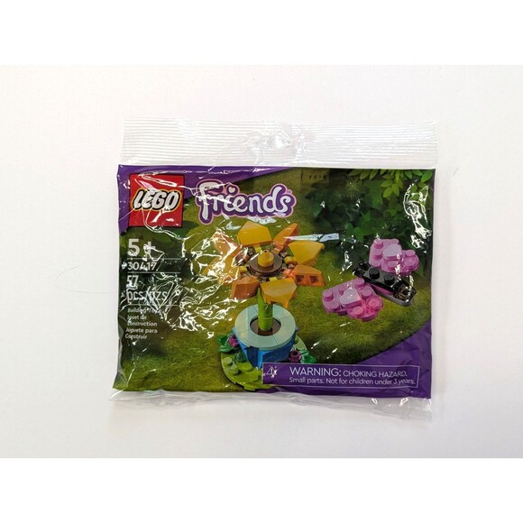 LEGO Friends 30417 Flower and Butterfly 57 pcs Brand New Sealed Retired Polybag - Picture 1 of 2